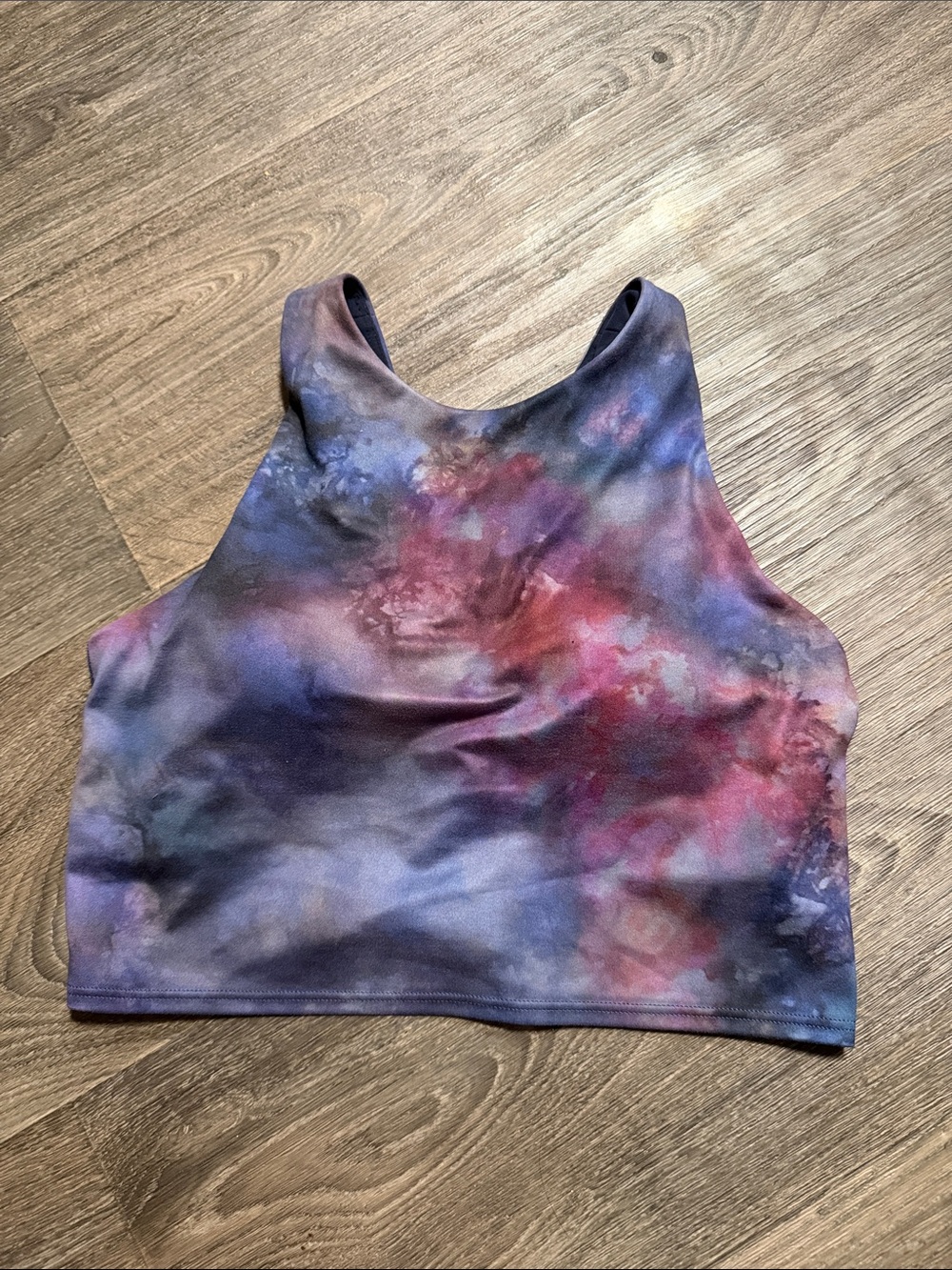 Athleta Tie-Dye High Neck Cropped Tank size M